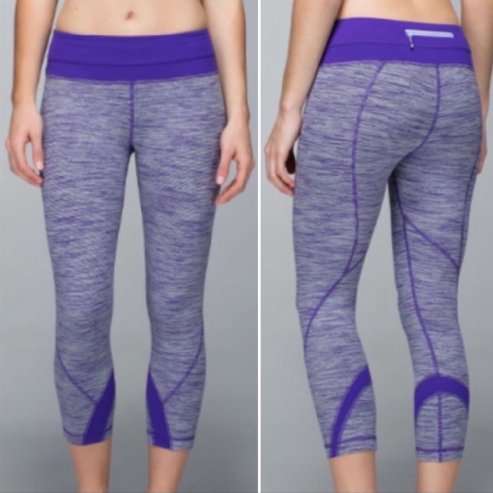 Lululemon Inspire Crop workout Capri leggings 4